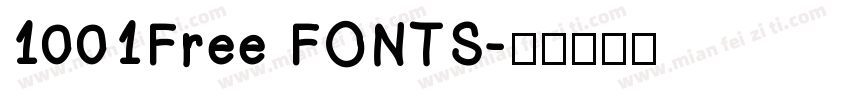 1001Free FONTS字体转换